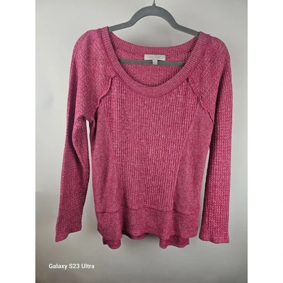 Eri & Ali | Tops | Anthropologie Eri Ali Szxs Long Sleeve Scoop